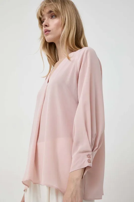 ροζ Μεταξωτή μπλούζα Marella Γυναικεία