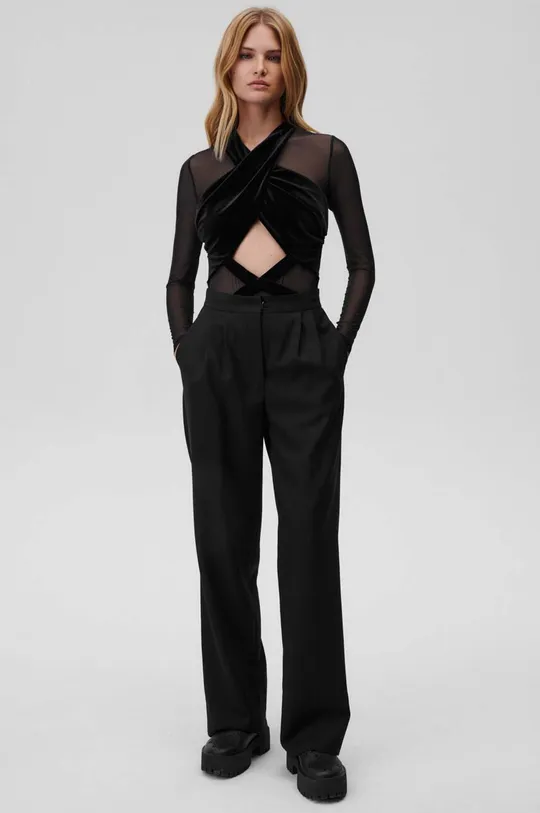 Bodi Undress Code 540 Flawless Bodysuit Black crna
