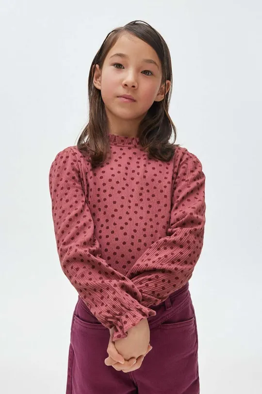 фіолетовий Дитяча блузка Mayoral Для дівчаток