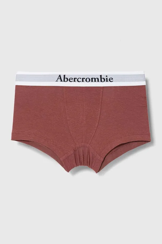 burgundské Detské boxerky Abercrombie & Fitch 7-pak