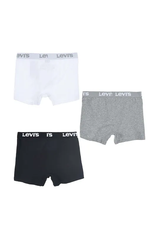 Levi's boxer bambini pacco da 3 bianco