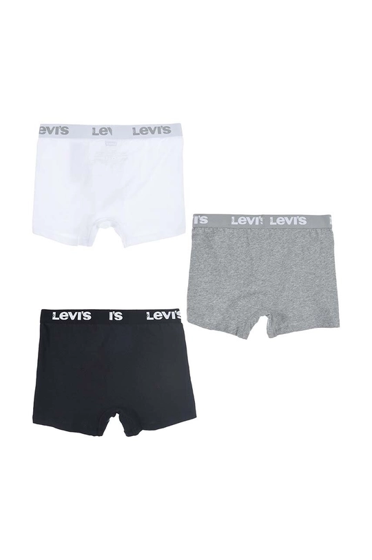 Detské boxerky Levi's 3-pak biela