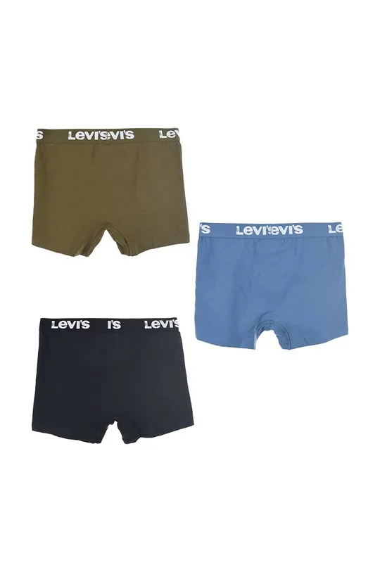 Detské boxerky Levi's 3-pak čierna