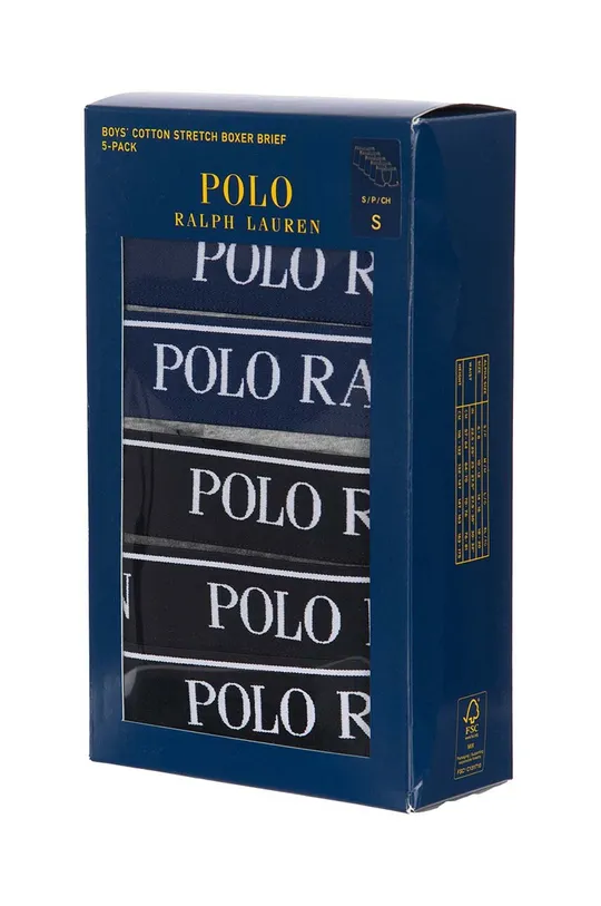 Παιδικά μποξεράκια Polo Ralph Lauren 5-pack  95% Βαμβάκι, 5% Σπαντέξ