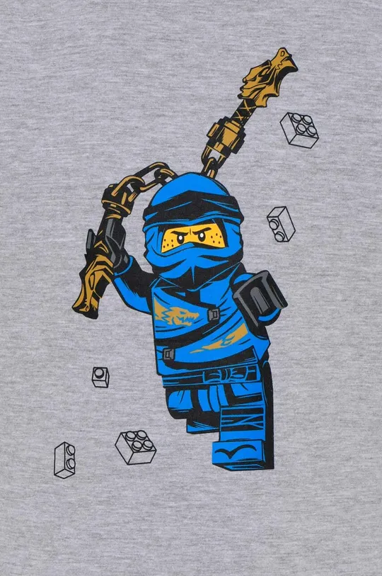 siva Otroška bombažna pižama Lego x Ninjago