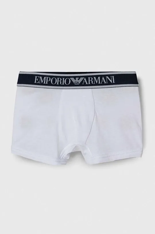 Detské boxerky Emporio Armani 2-pak biela