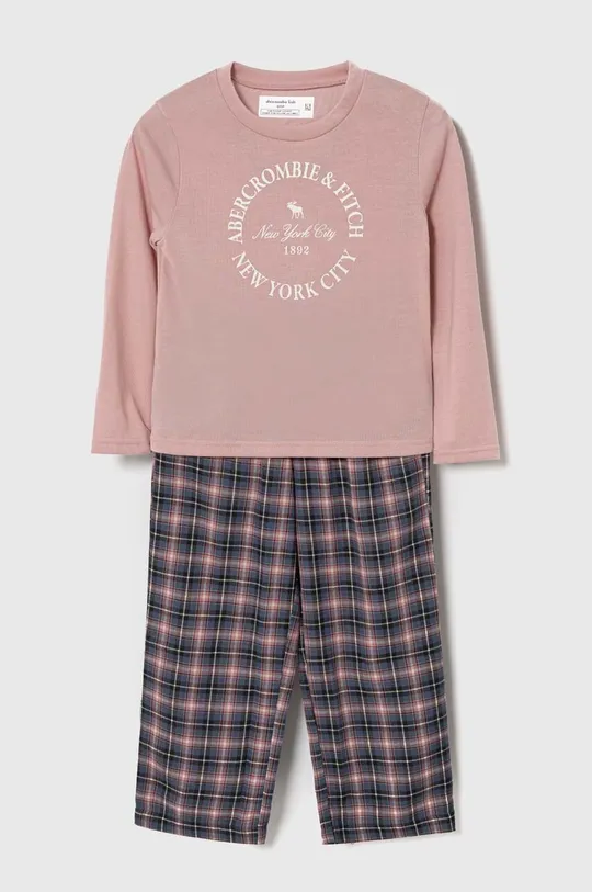 ružová Detské pyžamo Abercrombie & Fitch Detský