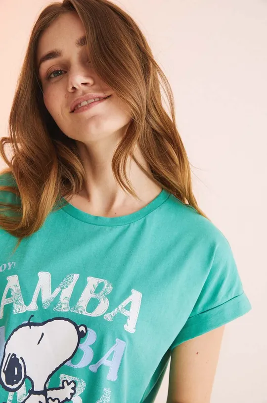 women'secret piżama bawełniana Snoopy 100 % Bawełna