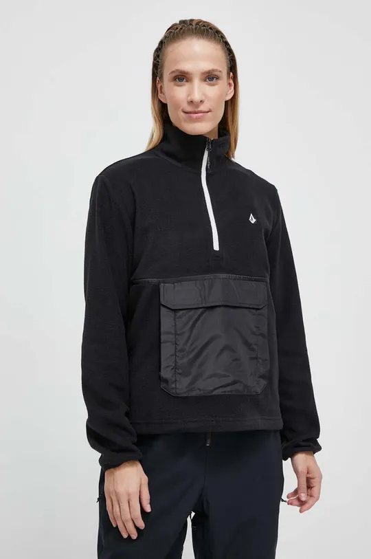 czarny Volcom bluza polarowa Damski