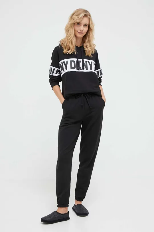 Παντελόνι πιτζάμας DKNY μαύρο