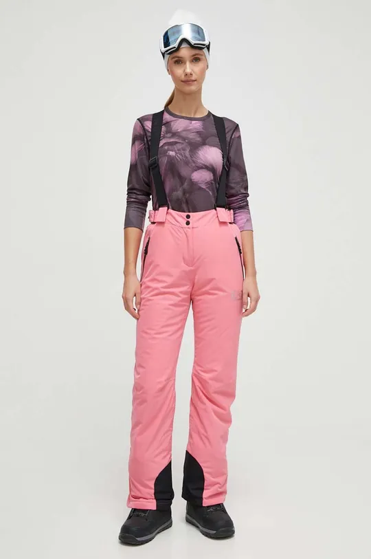 Λειτουργικό μακρυμάνικο πουκάμισο Roxy Daybreak ροζ