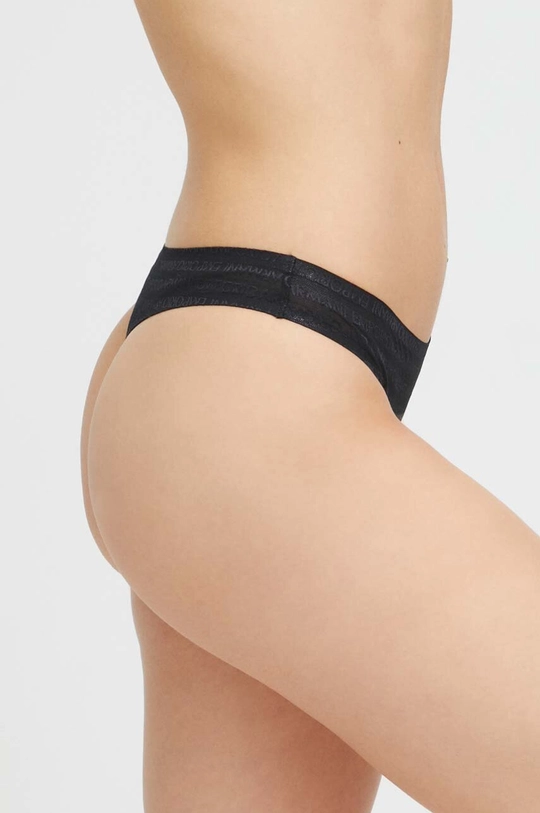 Emporio Armani Underwear tanga fekete