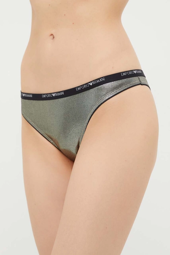 arany Emporio Armani Underwear melltartó és bugyi szett