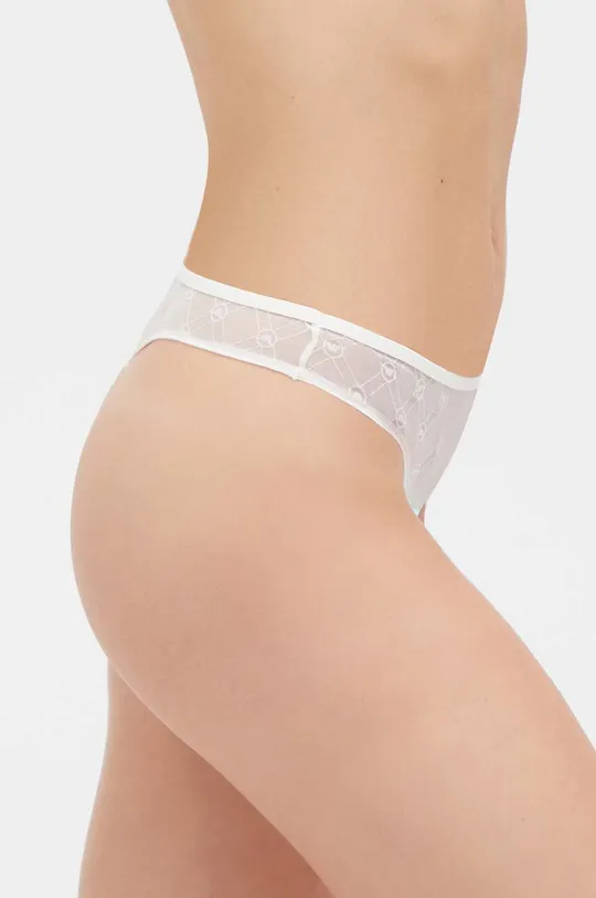 Emporio Armani Underwear stringi beżowy