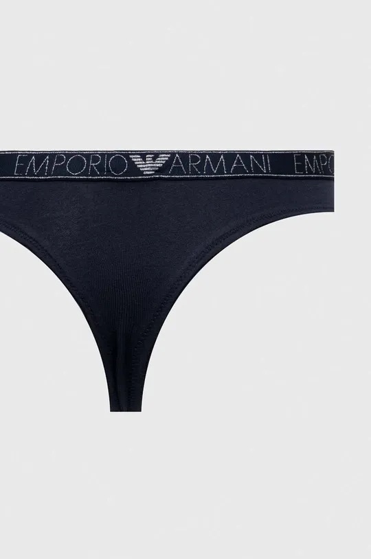 Στρινγκ Emporio Armani Underwear 2-pack σκούρο μπλε