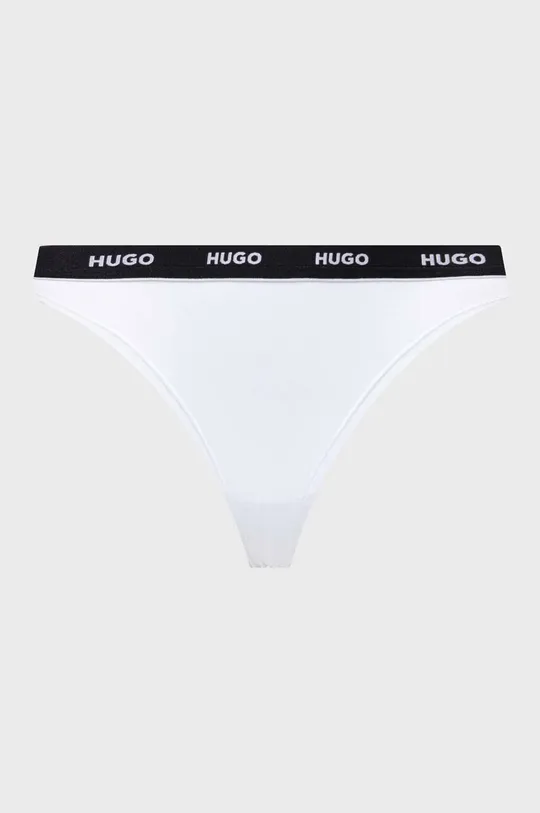 HUGO stringi 3-pack biały