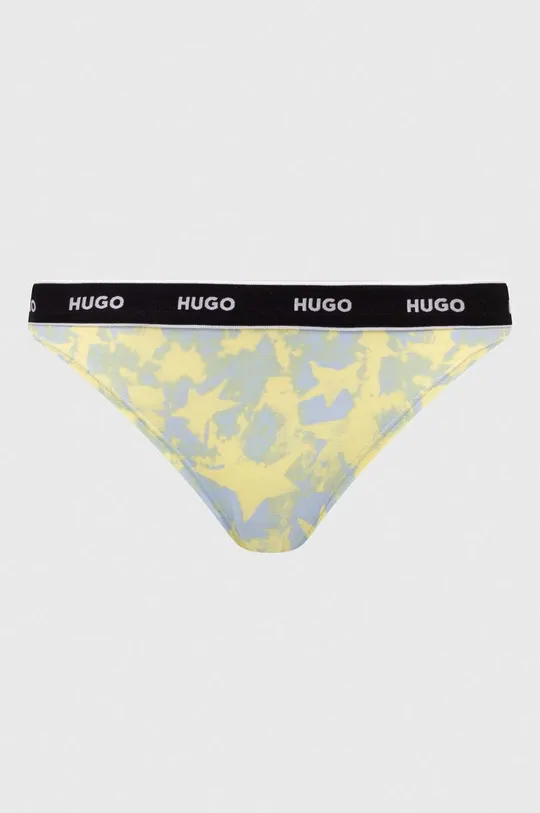 HUGO stringi 3-pack żółty