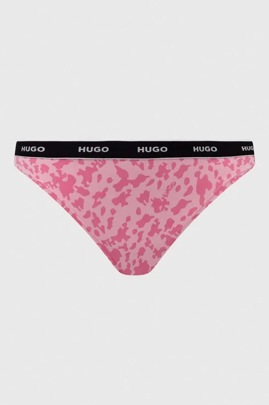 Стринги HUGO 3-pack рожевий