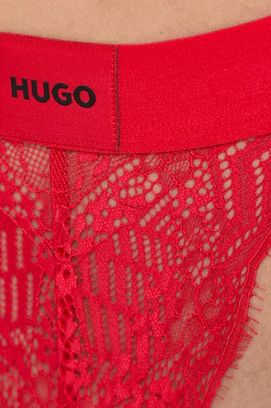 czerwony HUGO stringi