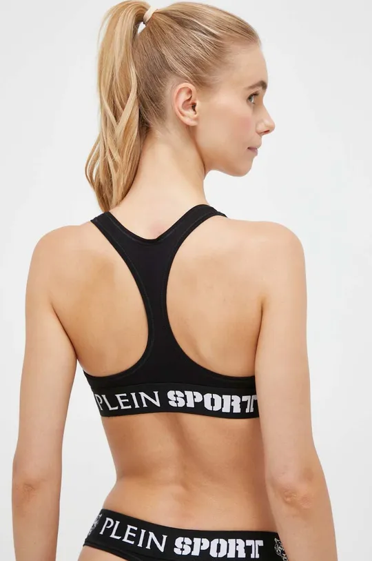 чёрный Бюстгальтер и стринги PLEIN SPORT