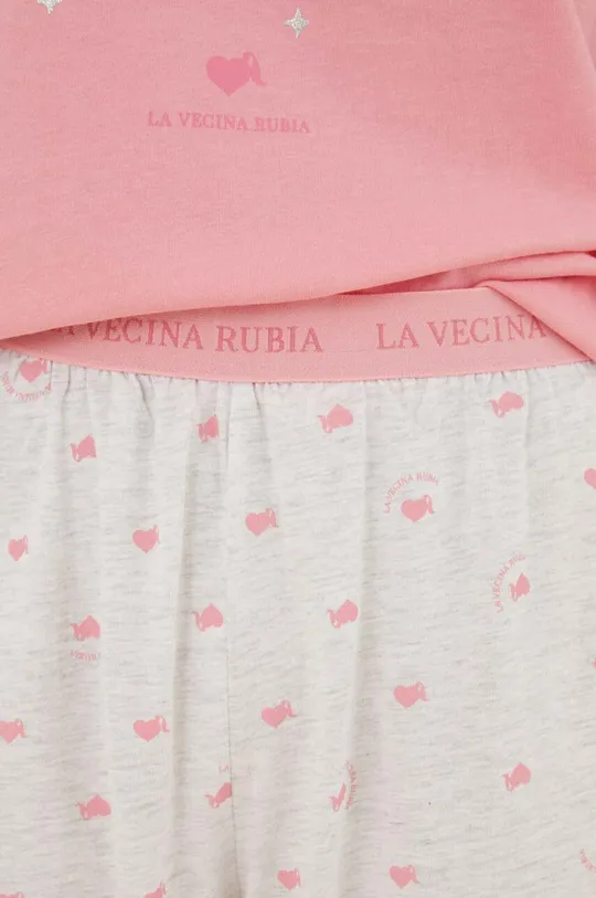 ροζ Βαμβακερές πιτζάμες women'secret La Vecina Rubia