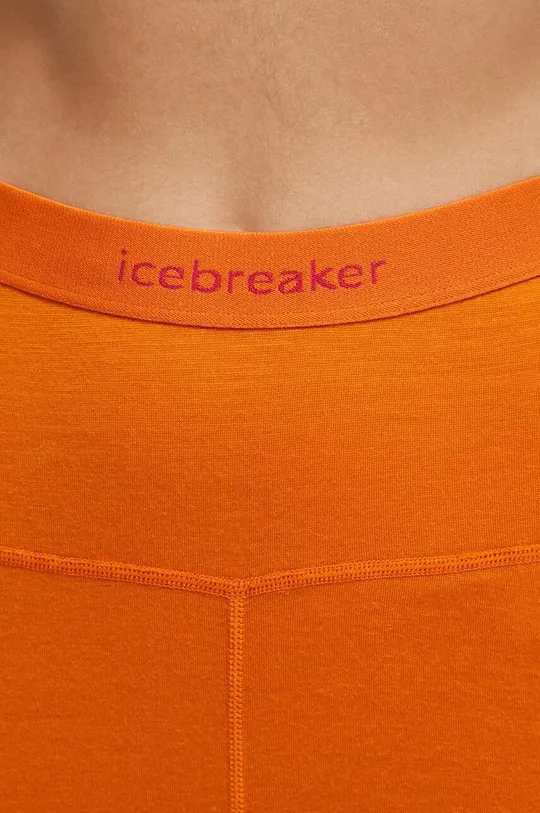 pomarańczowy Icebreaker legginsy funkcyjne 200 Oasis