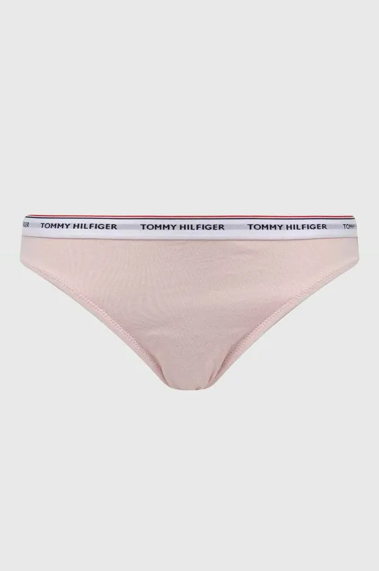 Spodnjice Tommy Hilfiger 3-pack roza