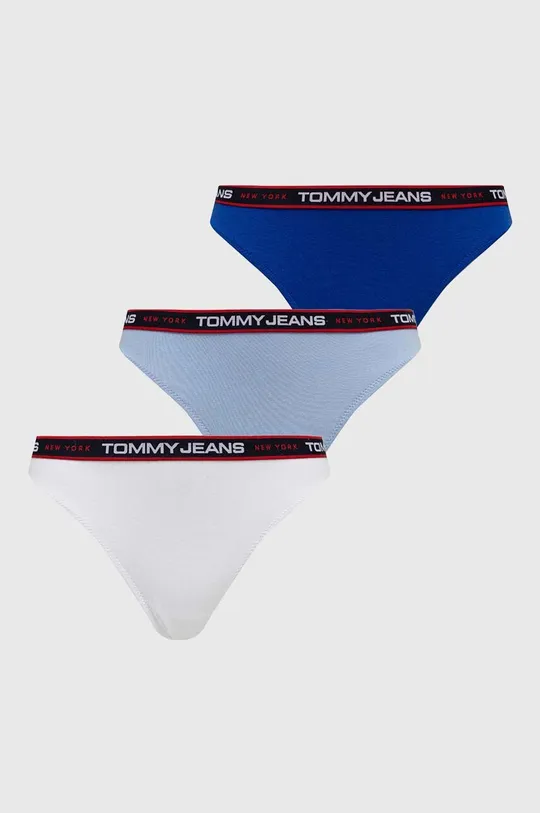 modrá Nohavičky Tommy Jeans 3-pak Dámsky