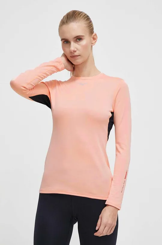 ružová Funkčné tričko s dlhým rukávom Mizuno Mid Weight Dámsky