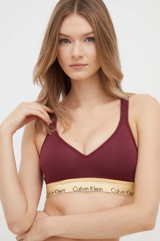 burgundské Podprsenka Calvin Klein Underwear Dámsky