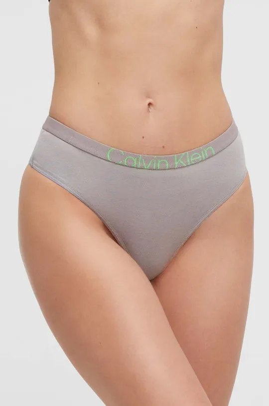 серый Стринги Calvin Klein Underwear Женский