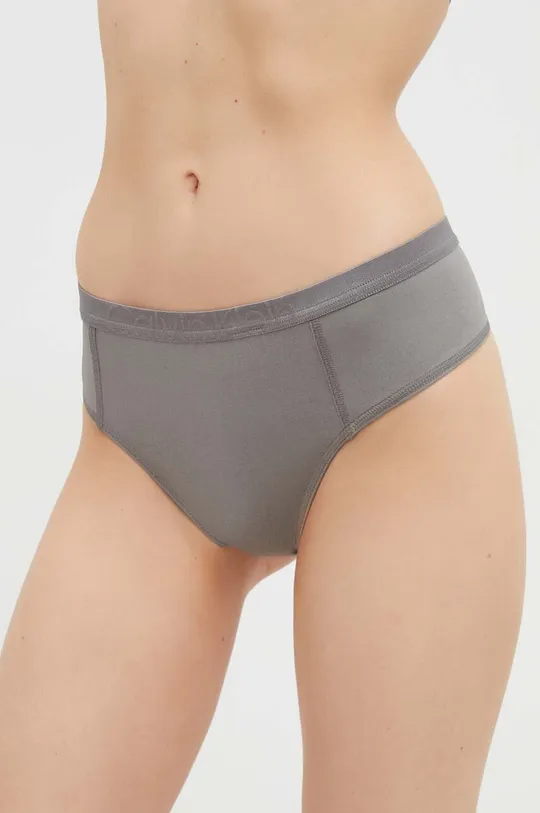 Стринги Calvin Klein Underwear серый