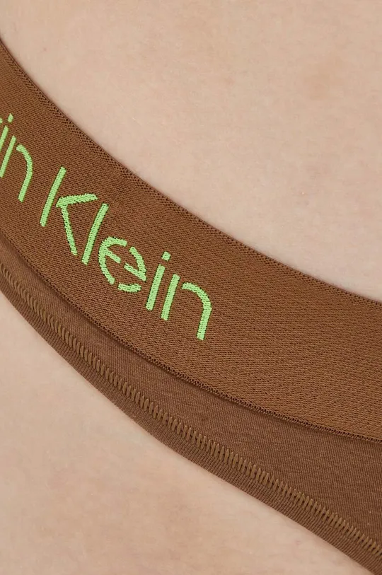 коричневий Стринги Calvin Klein Underwear