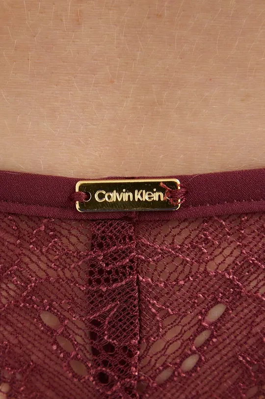 бордо Стринги Calvin Klein Underwear