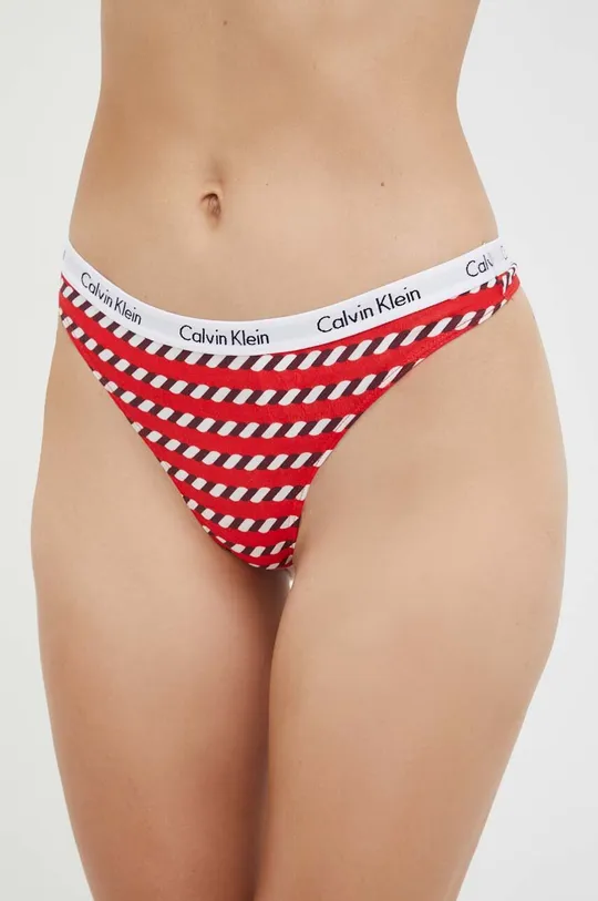 πολύχρωμο Στρινγκ Calvin Klein Underwear 5-pack Γυναικεία