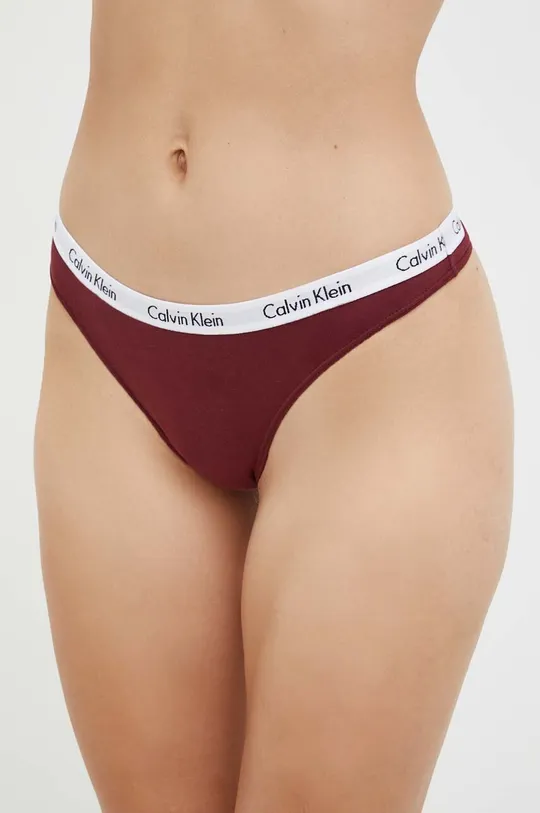 πολύχρωμο Στρινγκ Calvin Klein Underwear 5-pack