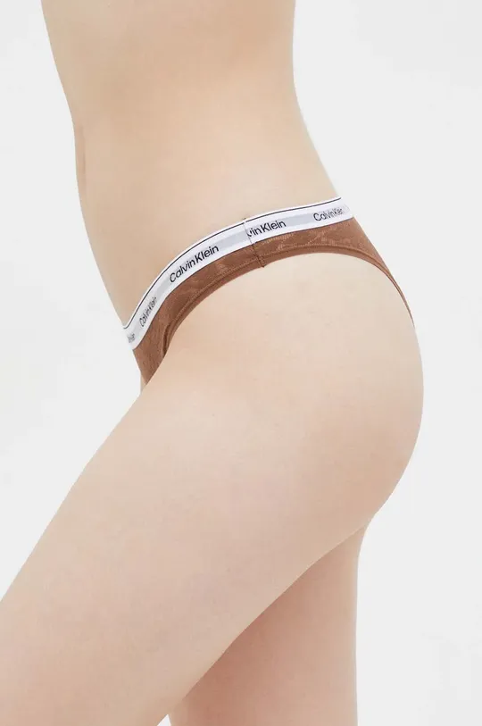 Gaćice Calvin Klein Underwear smeđa