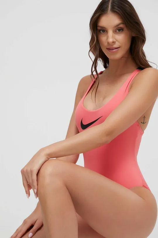 розовый Слитный купальник Nike