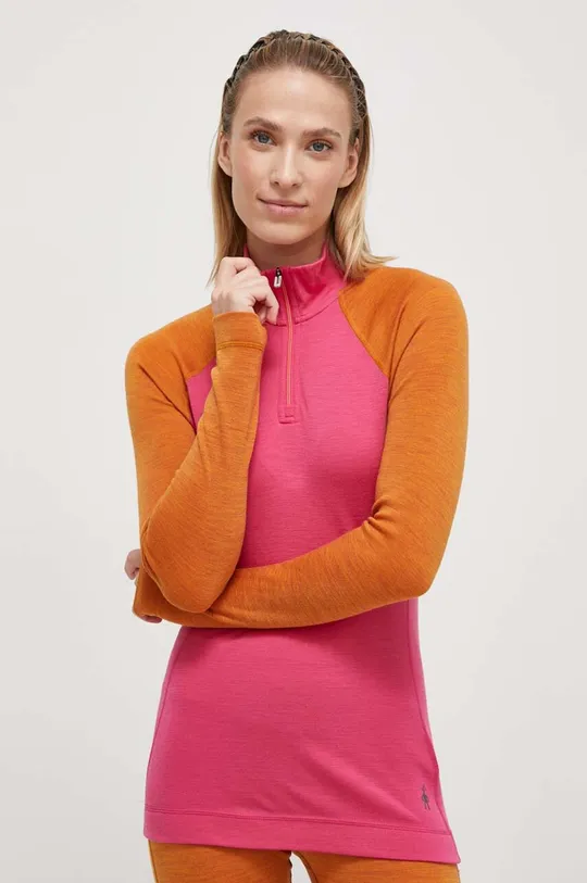 roza Funkcionalna majica dugih rukava Smartwool Classic Thermal Merino Ženski
