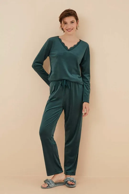 zielony women'secret piżama SOFT TOUCH FRANCHISEE Damski