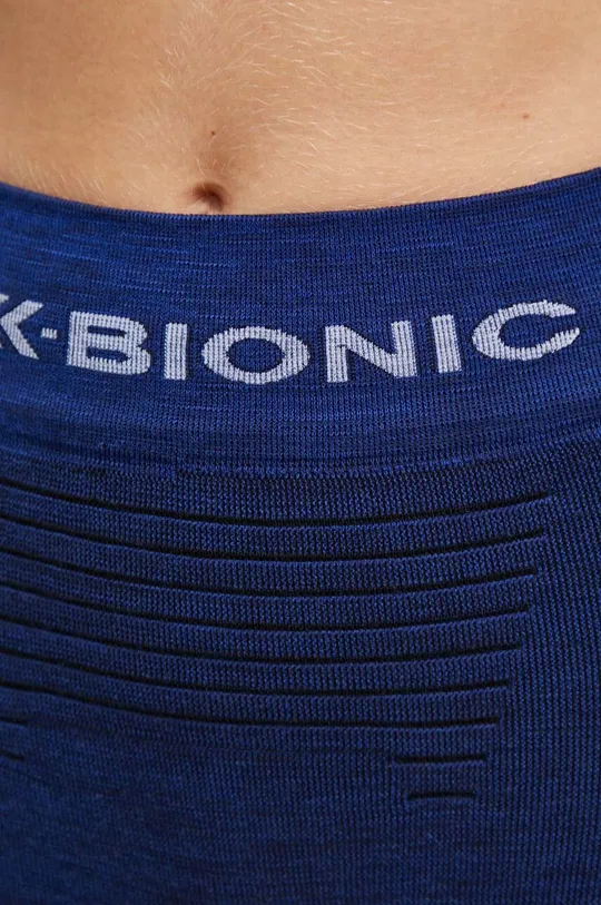 blu navy X-Bionic leggins funzionali Merino 4.0