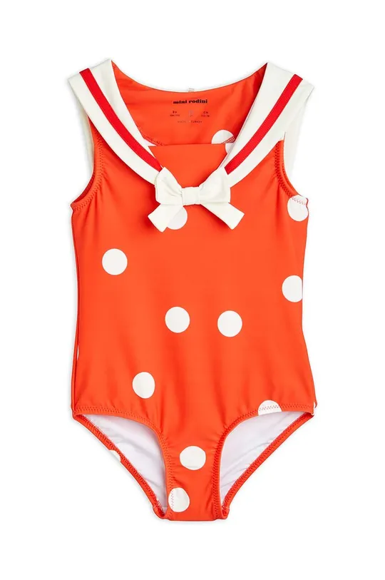 Dječji jednodijelni kupaći kostim Mini Rodini crvena