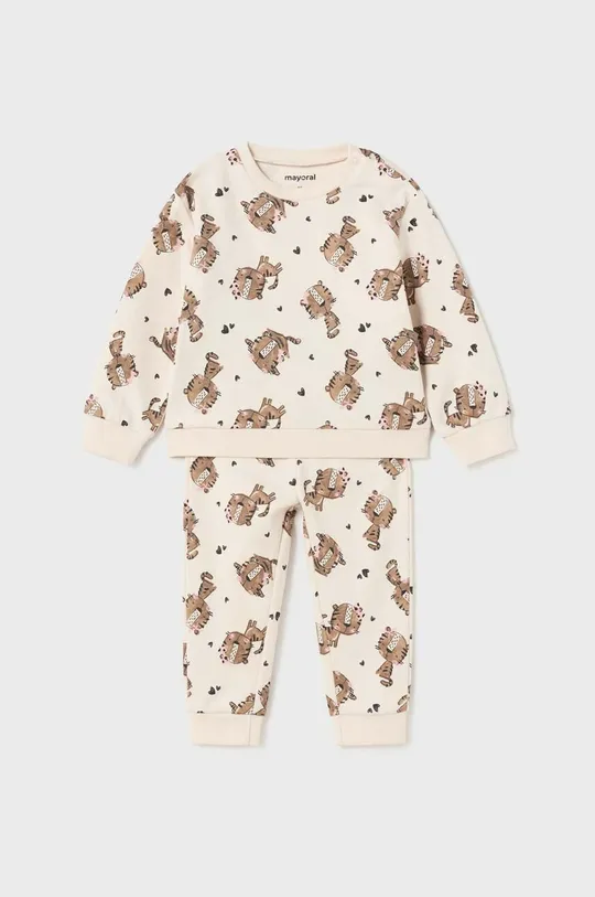 beżowy Mayoral piżama niemowlęca Dziewczęcy