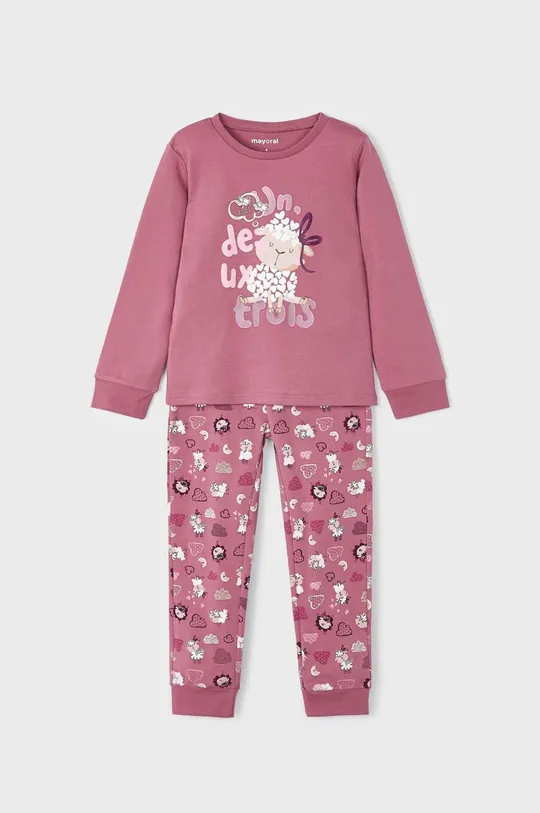Mayoral piżama dziecięca różowy
