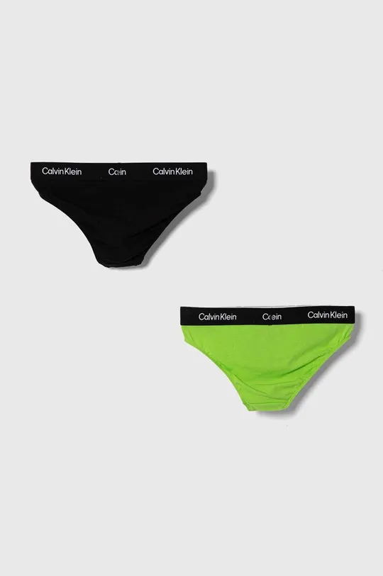 Παιδικά εσώρουχα Calvin Klein Underwear 2-pack πράσινο