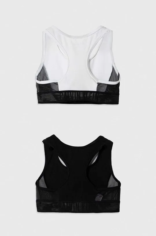 Παιδικό αθλητικό σουτιέν Calvin Klein Underwear 2-pack μαύρο