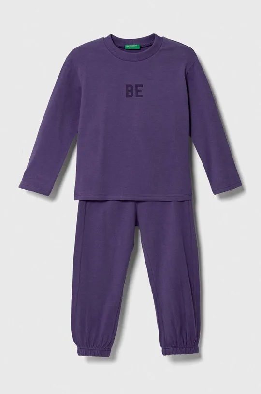 фиолетовой Детская пижама United Colors of Benetton Для девочек
