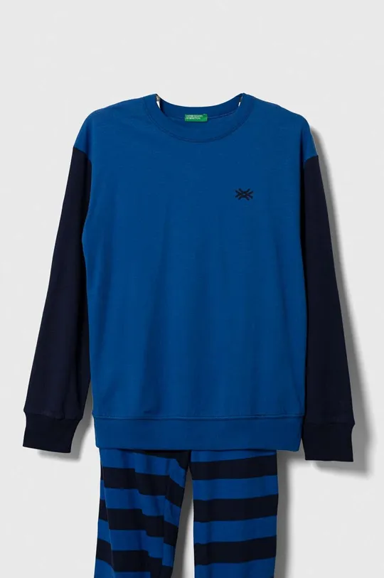 modra Otroška pižama United Colors of Benetton Otroški