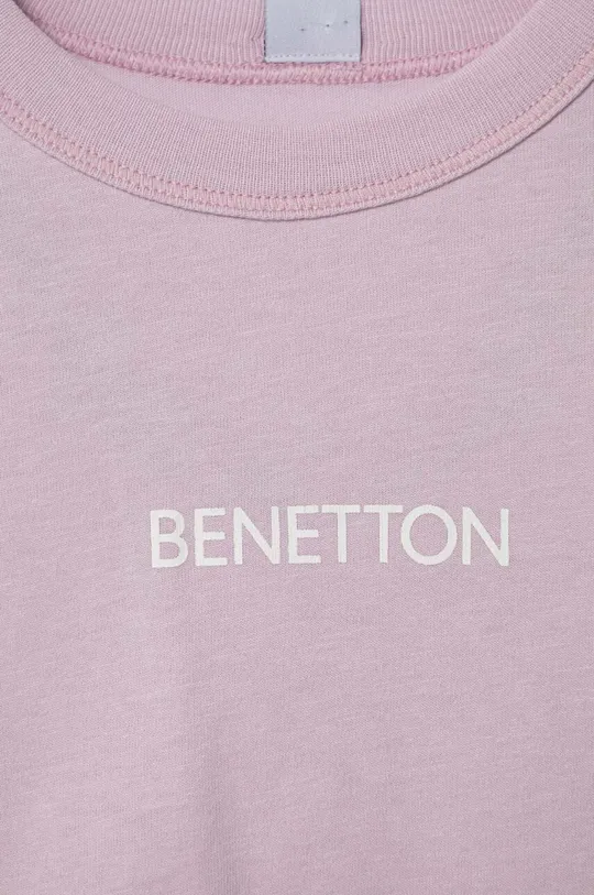 Dječja pamučna pidžama United Colors of Benetton 100% Pamuk