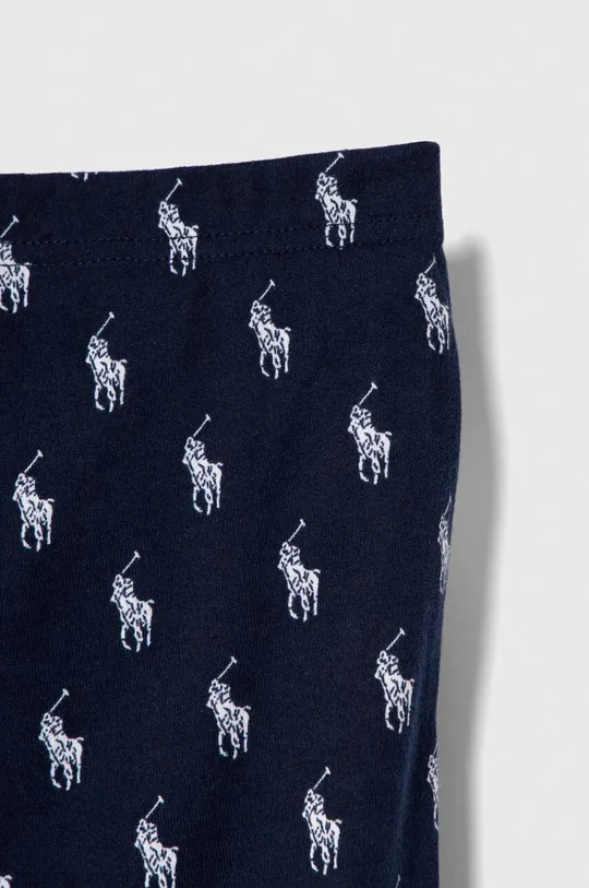 granatowy Polo Ralph Lauren piżama bawełniana dziecięca